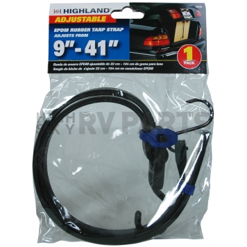 Highland Bungee Cord Solid EPDM  9 To 41 Inch Single - 9025000-1