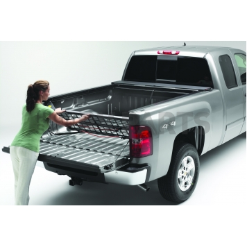 Roll-N-Lock Bed Cargo Divider Flip-Up Aluminum Black - CM572-5