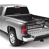 Roll-N-Lock Bed Cargo Divider Flip-Up Aluminum Black - CM721