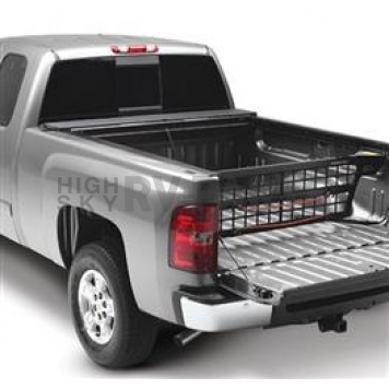 Roll-N-Lock Bed Cargo Divider Flip-Up Aluminum Black - CM721