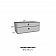 Westin Automotive Tool Box Underbed Polished Aluminum - UB3020TD