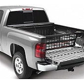 Roll-N-Lock Bed Cargo Divider Flip-Up Aluminum Black - CM880