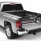 Roll-N-Lock Bed Cargo Divider Flip-Up Aluminum Black - CM881
