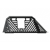 Road Armor Headache Rack Diagonal Slat Steel Black Satin Powder Coated - HR410BB