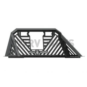 Road Armor Headache Rack Diagonal Slat Steel Black Satin Powder Coated - HR410BB