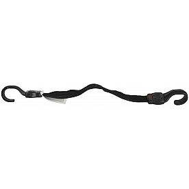 Highland Bungee Cord Nylon Wrapped Flat Rubber 20 Inch Single - 9431600