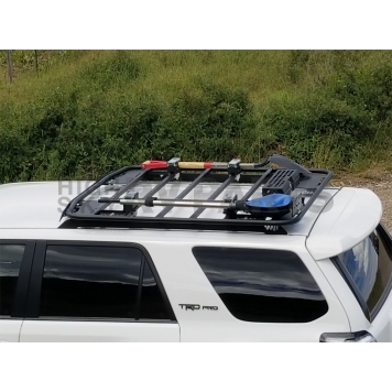 Warrior Products Cargo Organizer Mounts To Roof Racks Black Steel - 10381-3