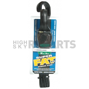 Highland Bungee Cord Nylon Wrapped Flat Rubber 30 Inch Single - 9431700-1