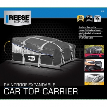 Reese Cargo Bag Carrier 12 Cubic Feet To 16 Cubic Feet Capacity Black And Gray - 1391800-5