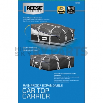 Reese Cargo Bag Carrier 12 Cubic Feet To 16 Cubic Feet Capacity Black And Gray - 1391800-6
