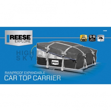 Reese Cargo Bag Carrier 12 Cubic Feet To 16 Cubic Feet Capacity Black And Gray - 1391800-8