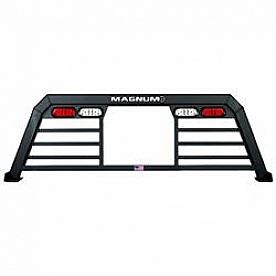 Magnum Truck Racks Headache Rack Louvered Aluminum Black Matte Powder Coated - 68804331HW