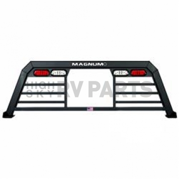 Magnum Truck Racks Headache Rack Louvered Aluminum Black Matte Powder Coated - 68804331LW