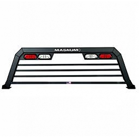 Magnum Truck Racks Headache Rack Louvered Aluminum Black Matte Powder Coated - 78817331L