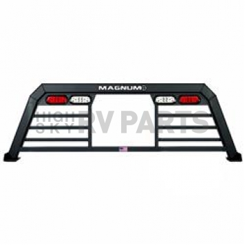 Magnum Truck Racks Headache Rack Louvered Aluminum Black Matte Powder Coated - 78817331LW