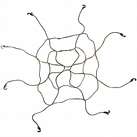 Keeper Corporation Exterior Cargo Net Universal Yellow/ Black - 06141