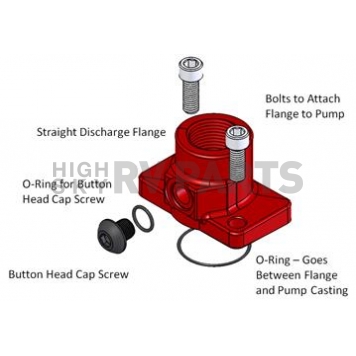 Fill Rite by Tuthill Liquid Transfer Tank Pump Flange Outlet - KIT700OT1