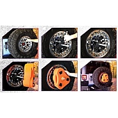 Daystar Cargo Organizer Triangular Plastic Spare Tire Location 2 Gallon - KJ71035OR