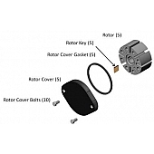 Fill Rite by Tuthill Liquid Transfer Tank Pump Rotor Set Of 5 - KIT700RP