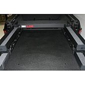 Bedslide Cargo Organizer - Above Bedslide With a GUARDRAIL or TRAXRAIL Kit Rectangular Aluminum - BSAUK48B