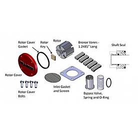 Fill Rite by Tuthill Liquid Transfer Tank Pump Repair Kit - KIT120RKG
