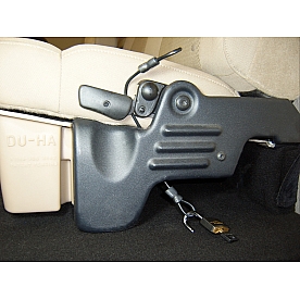 Du Ha Cargo Organizer Lock - Padlock Steel Black With 2 Keys - 80089