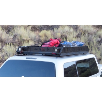 ARE Truck Caps Roof Basket 55 Inch x 52 Inch Black Aluminum - ASCEND5552-4