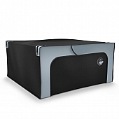 XG Cargo Cargo Bag Nylon Black With Silver Gray - XG312