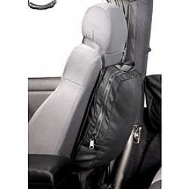 Rugged Ridge Cargo Organizer Black Nylon Behind-The-Seat - 1355126
