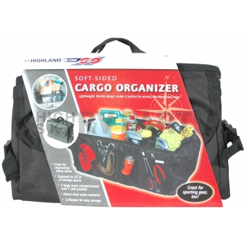 Highland Cargo Bag Trunk Black With 3 Compartments - 1982000-1