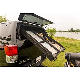 Leer Cargo Organizer Truck Cap Ceiling Rectangular Aluminum Drawer With Steel Frame - 135842