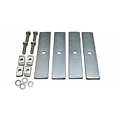 Rhino-Rack USA Roof Basket Mounting Kit With Bolts/ Washers/ Plates - BP4