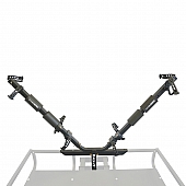 Lets Go Aero Bike Rack Component Steel Black Hold 2 Bikes Cradle/ Strap - H01199