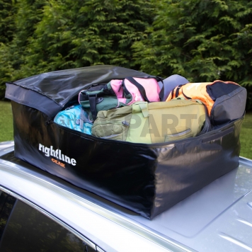 Rightline Gear Cargo Bag Carrier 15 Cubic Feet Capacity Black And Gray PVC Mesh - 100S20-2