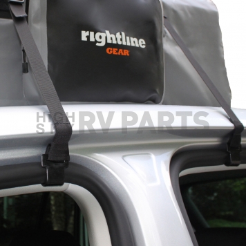 Rightline Gear Cargo Bag Carrier 4.3 Cubic Feet Capacity Black And Gray PVC Mesh - 100D90-3