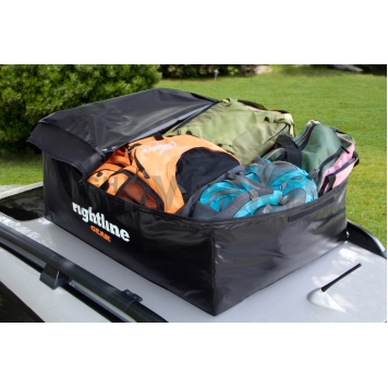 Rightline Gear Cargo Bag Carrier 10 Cubic Feet Capacity Black And Gray PVC Mesh - 100S50-2