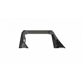 Road Armor Headache Rack Frame Only With iD Mesh Inserts Steel Bare - 3141RPC1MD