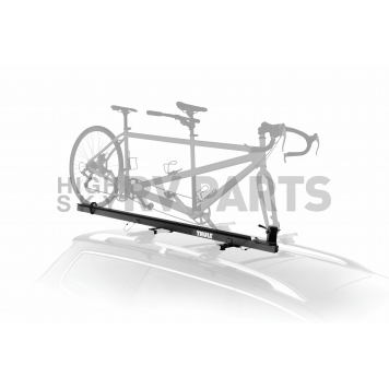 Thule Tandem Carrier Roof Top Bike Rack - Fork Mount Holds 1 Tandem Bike - 558P-1