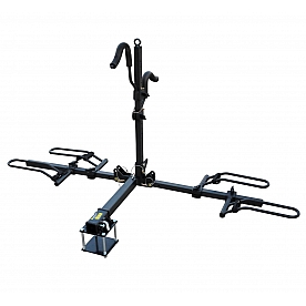 Stromberg Carlson Bike Rack Fat Tire Cradle Black Set Of 2 - BC2FT