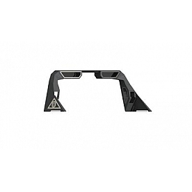 Road Armor Headache Rack Frame Only With Beauty Ring Steel Bare - 4091RPC2MR