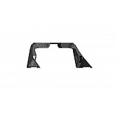 Road Armor Headache Rack Frame Only With iD Mesh Inserts Steel Bare - 6992RPC2MD