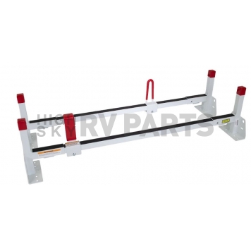 Weather Guard Roof Rack 500 Pound Capacity White Steel Set of 2 Bars - 20501301
