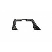 Road Armor Headache Rack Frame Only With Beauty Ring Steel Bare - 6992RPC2MR