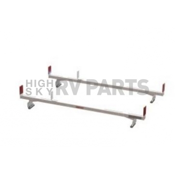 Weather Guard Roof Rack 70 Inch Width Square White Aluminum Set of 2 Bars - 209303