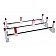 Weather Guard Roof Rack 1000 Pound Capacity White Steel Set of 3 Bars - 21501301