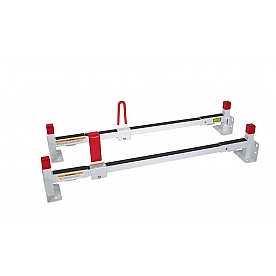 Weather Guard Roof Rack 500 Pound Capacity White Steel Set of 2 Bars - 22001301