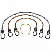 Keeper Corporation Bungee Cord Two 10 Inch/ Two 18 Inch/ One 24 Inch/ One 30 Inch Rubber - 06306