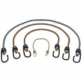 Keeper Corporation Bungee Cord Two 10 Inch/ Two 18 Inch/ One 24 Inch/ One 30 Inch Rubber - 06306