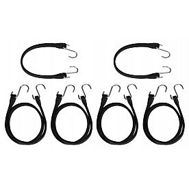 Performance Tool Bungee Cord EPDM Rubber 6 Per Pack - 1979