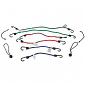 Reese Bungee Cord Green/ Red/ Blue 15 Inch/ 20 Inch/ 30 Inch 10 Piece - 9428900